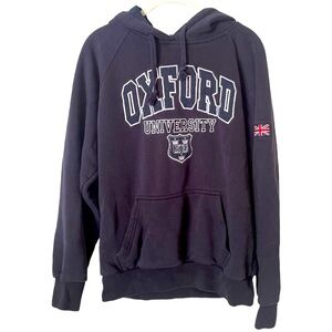 Oxford University Navy Blue Hoodie Sweatshirt‎